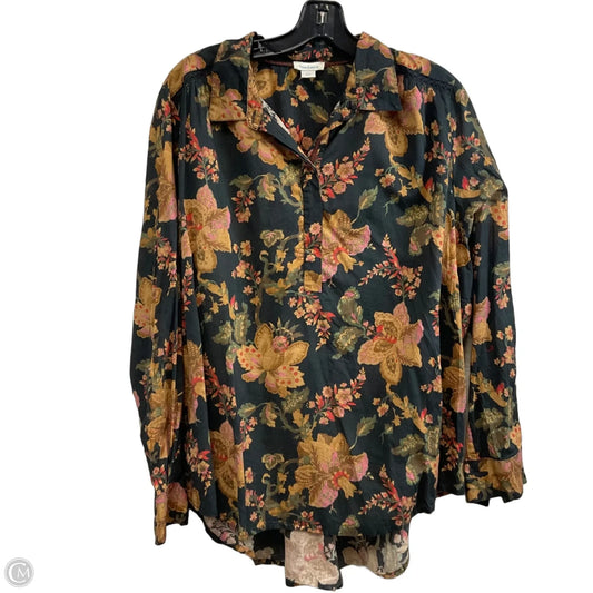 Top Long Sleeve By Sundance In Black, Size: Xl