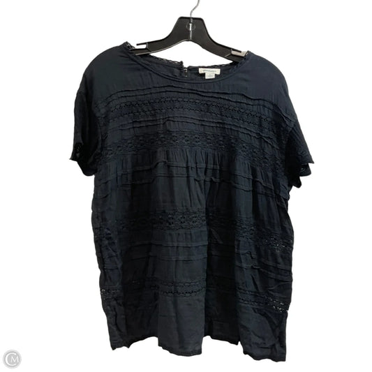 Top Short Sleeve By Sundance In Black, Size: L
