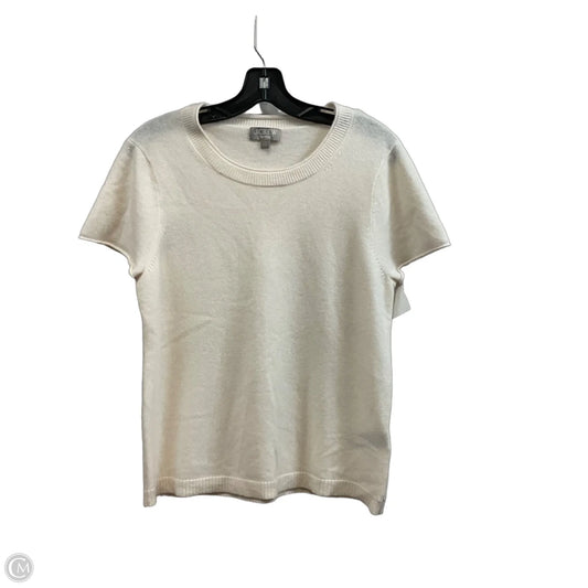 Sweater Cashmere By J. Crew In Cream, Size: L