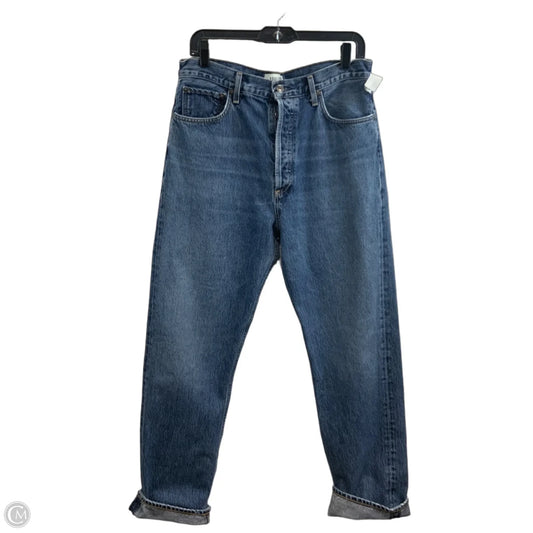 Jeans Boyfriend By Agolde In Blue Denim, Size: 10