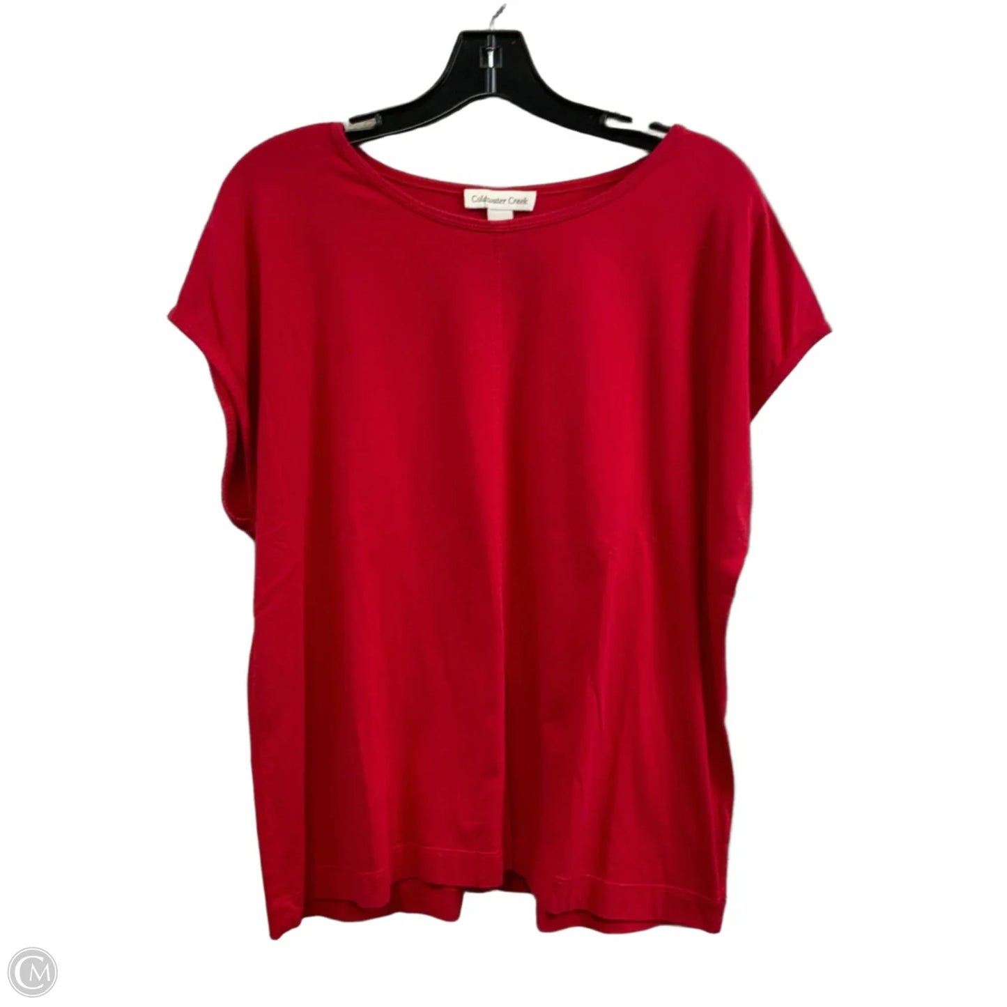 Top Sleeveless By Coldwater Creek In Red, Size: L