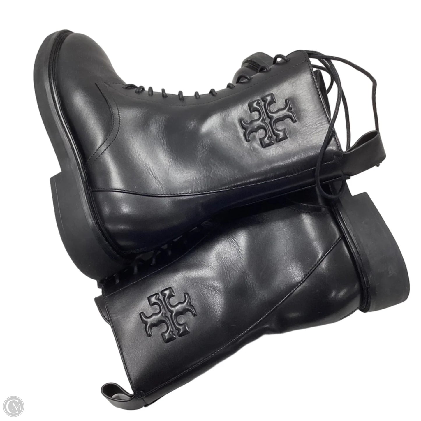 Boots Designer By Tory Burch In Black, Size: 8.5