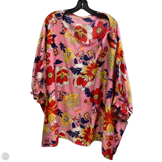 Top Short Sleeve By Oddi In Pink, Size: 3x