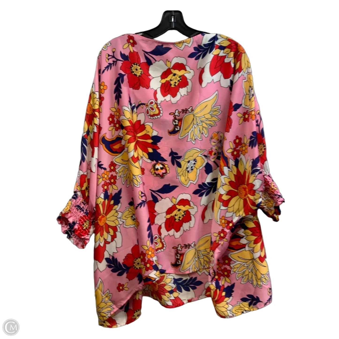 Top Short Sleeve By Oddi In Pink, Size: 3x