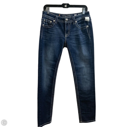 Jeans Skinny By Miss Me In Blue Denim, Size: 8