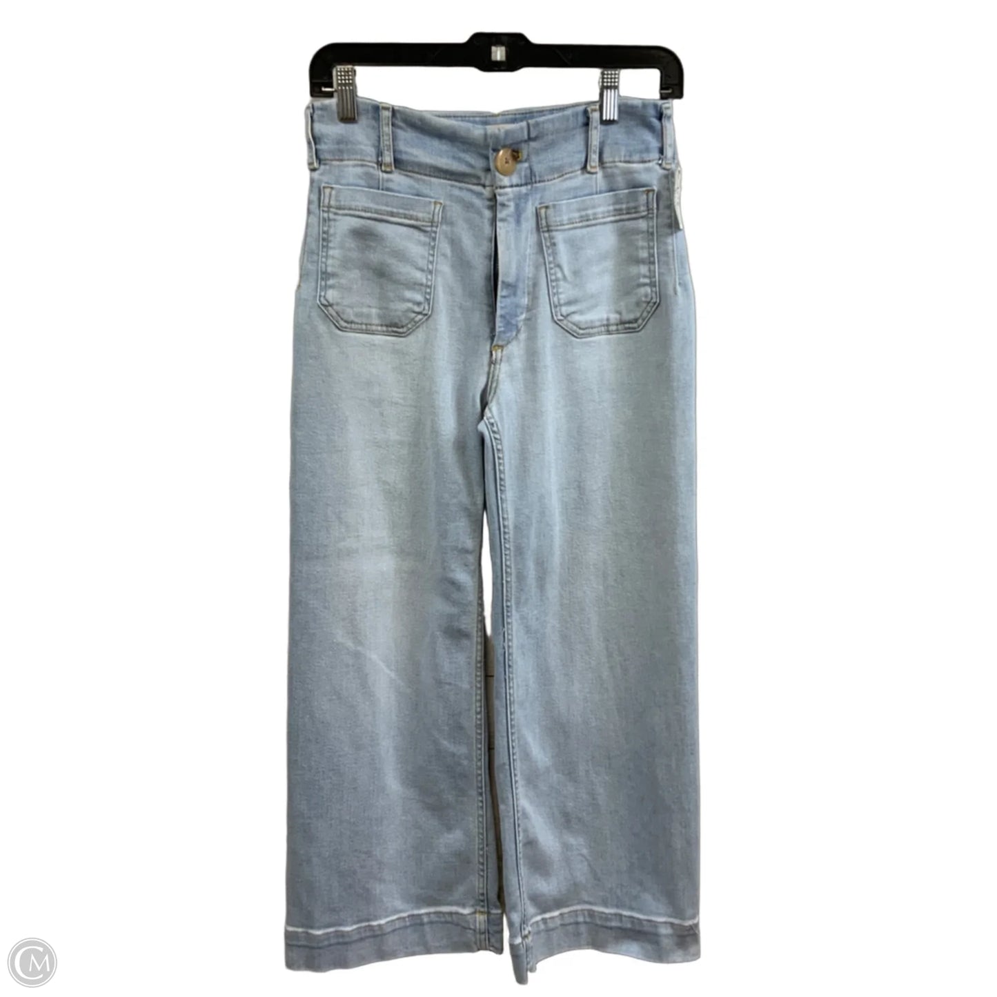 Jeans Wide Leg By Maeve In Blue Denim, Size: 0P