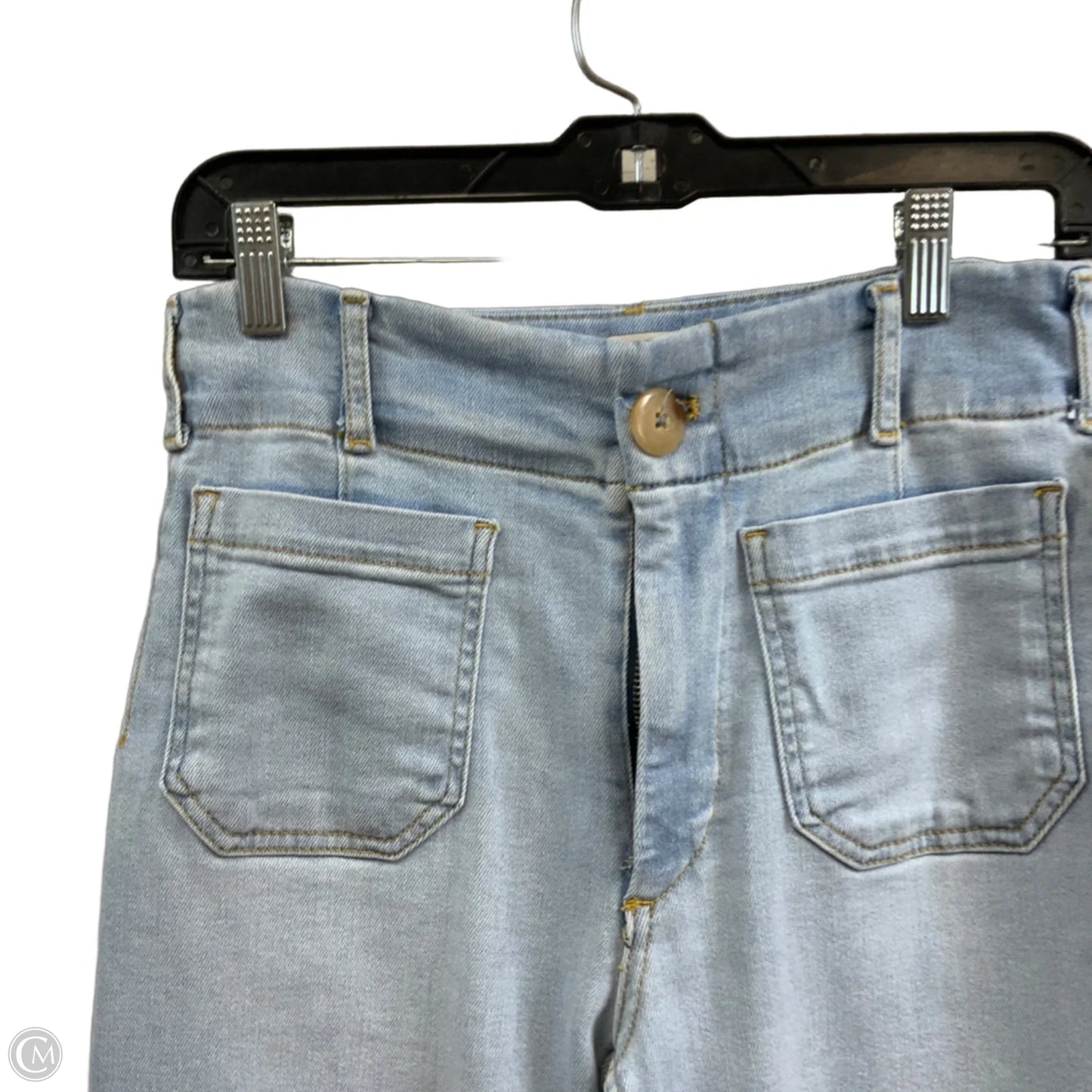 Jeans Wide Leg By Maeve In Blue Denim, Size: 0P
