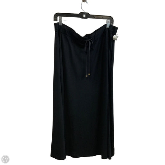 Skirt Midi By Eileen Fisher In Black, Size: M