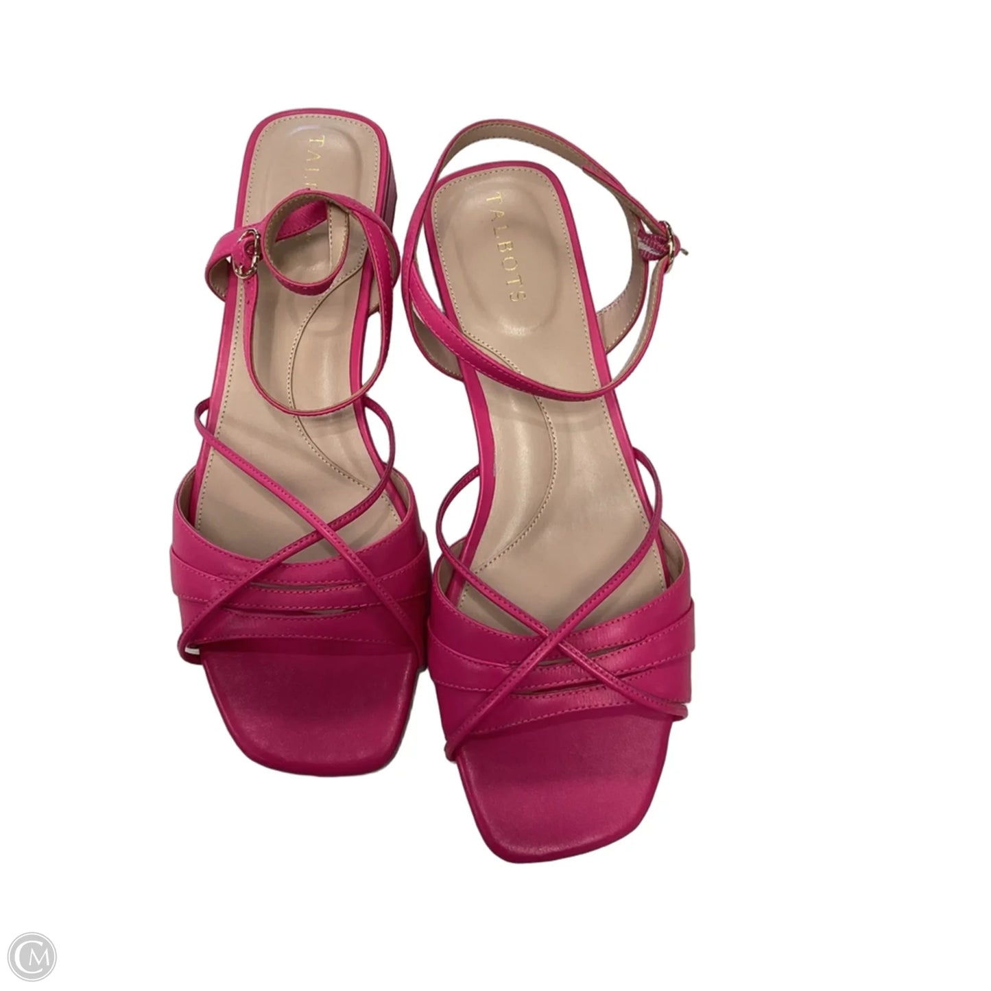 Sandals Flats By Talbots In Pink, Size: 10.5