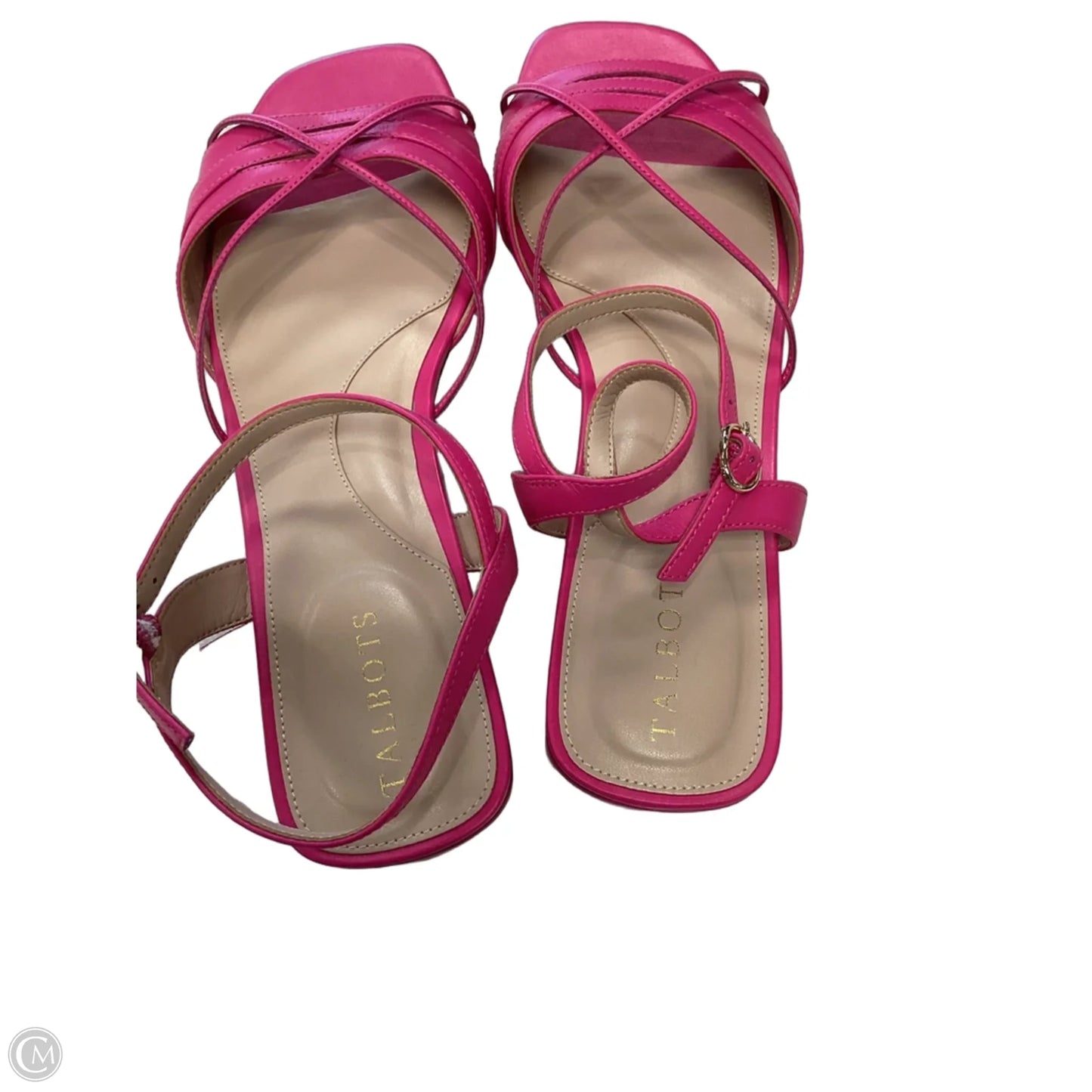Sandals Flats By Talbots In Pink, Size: 10.5