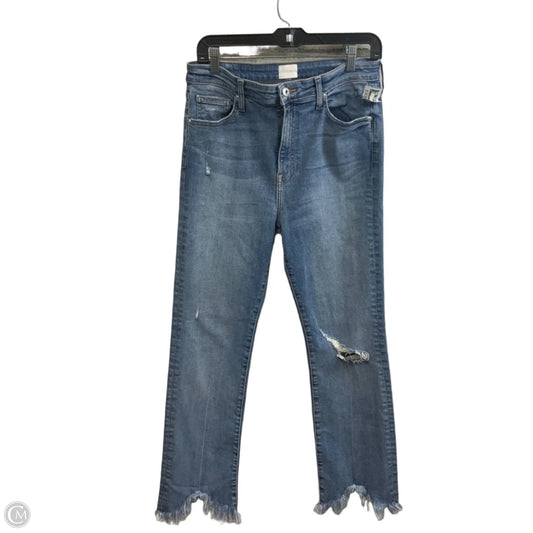 Jeans Straight By JONATHAN SIMKHAI In Blue Denim, Size: 10