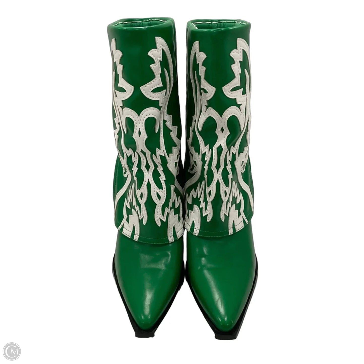 Boots Western By Azalea Wang In Green, Size: 8.5