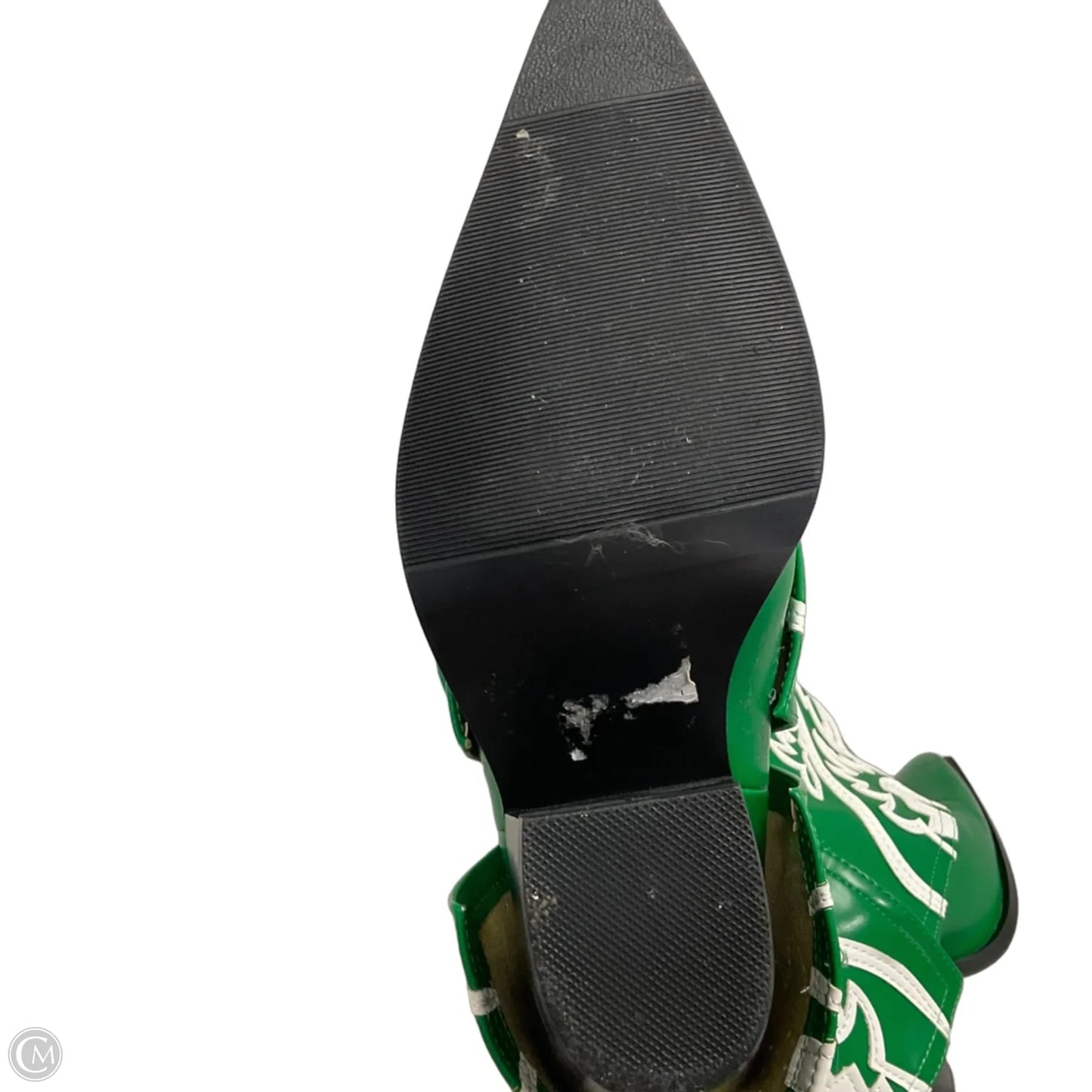 Boots Western By Azalea Wang In Green, Size: 8.5