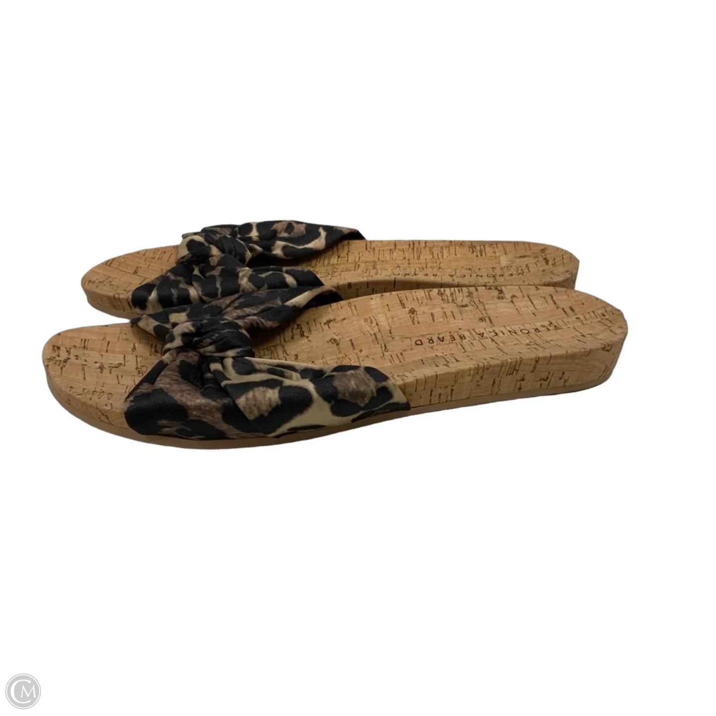 Sandals Flats By Veronica Beard In Animal Print, Size: 9