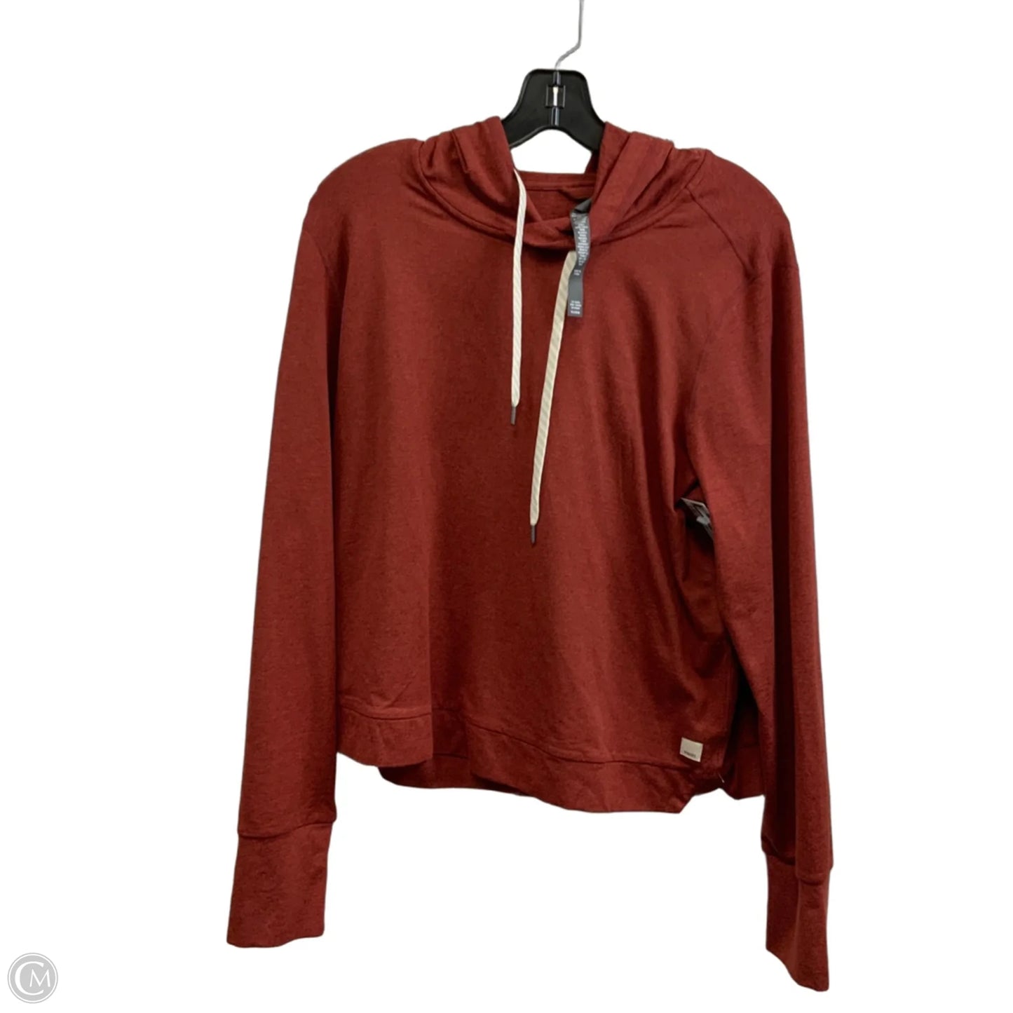 Sweatshirt Hoodie By Vuori In Brown, Size: Xl