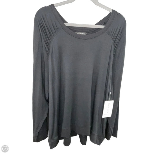 Sweatshirt Crewneck By Athleta In Black, Size: 2x