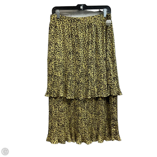Skirt Midi By Easel In Animal Print, Size: L