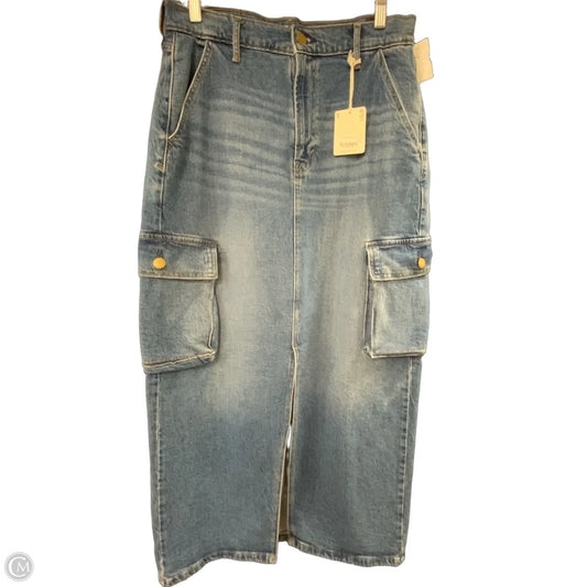 Skirt Maxi By Ana In Blue Denim, Size: 8