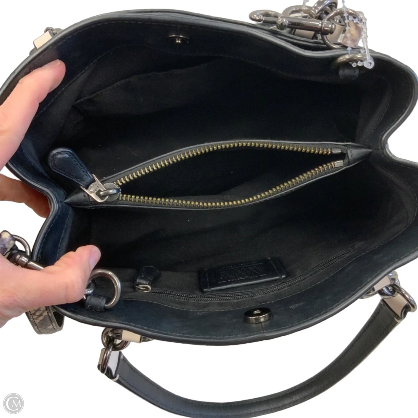 Handbag Designer By Coach, Size: Large
