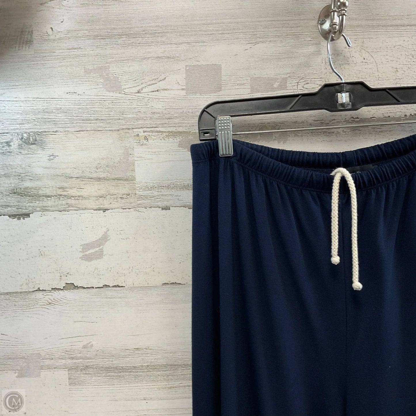 Pants Wide Leg By Karen Kane In Navy, Size: L