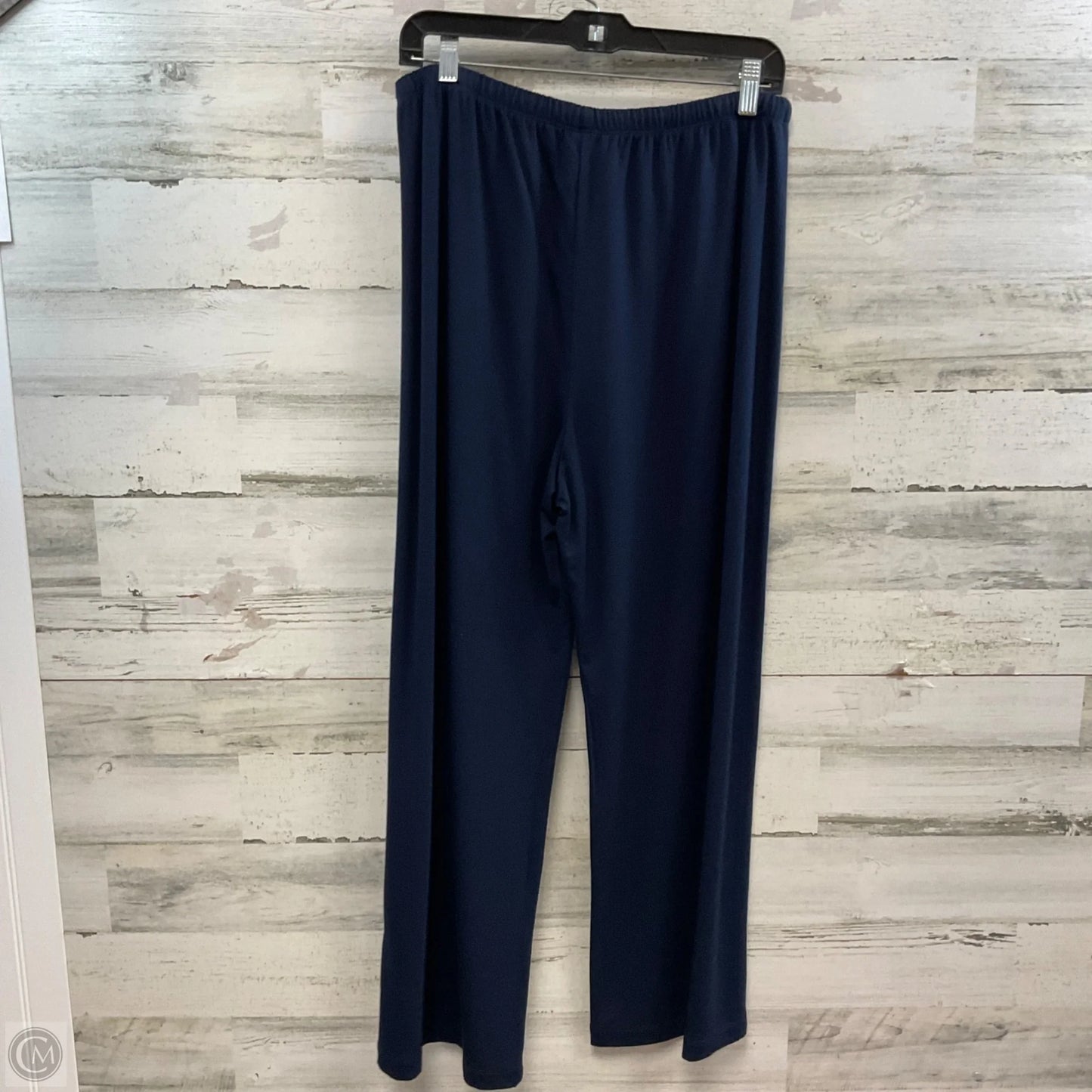 Pants Wide Leg By Karen Kane In Navy, Size: L