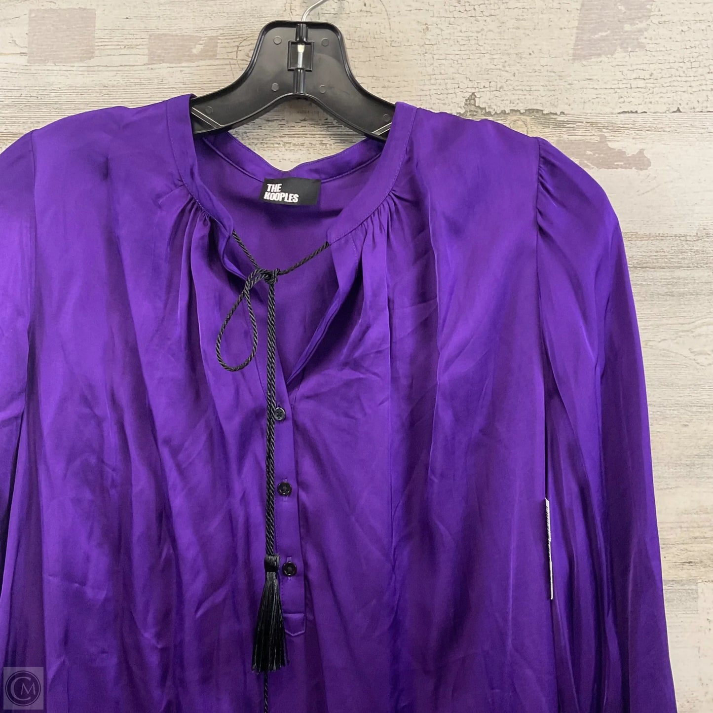 Blouse Long Sleeve By The Kooples In Purple, Size: M