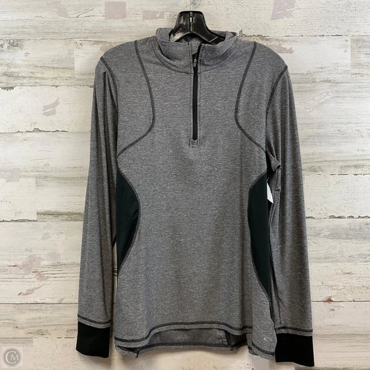 Athletic Top Long Sleeve Collar By C9 By Champion In Grey, Size: Xl