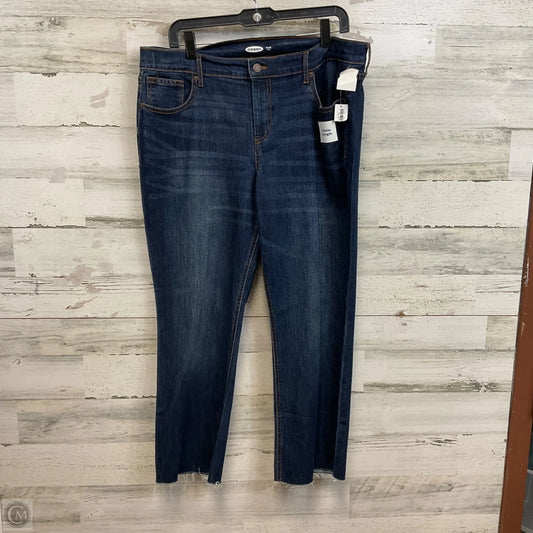 Jeans Flared By Old Navy In Blue Denim, Size: 14