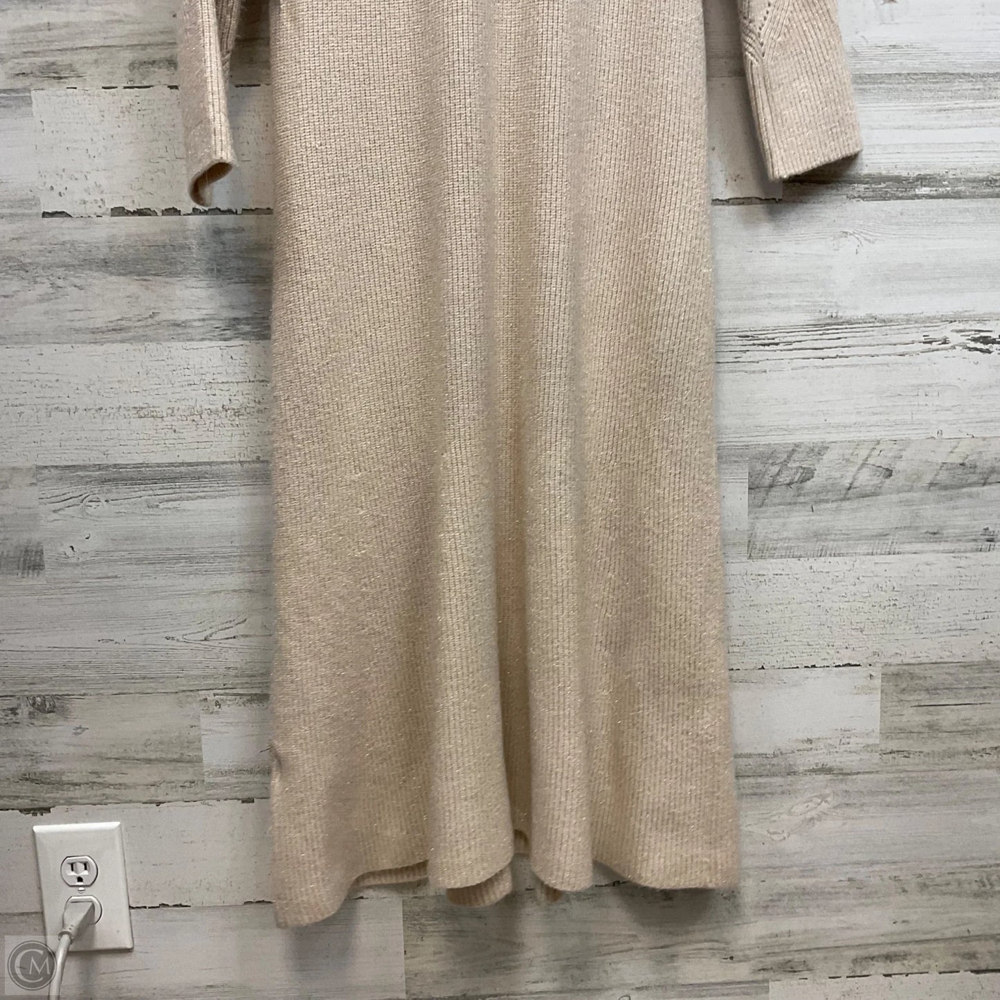 Dress Sweater By Express In Beige, Size: L