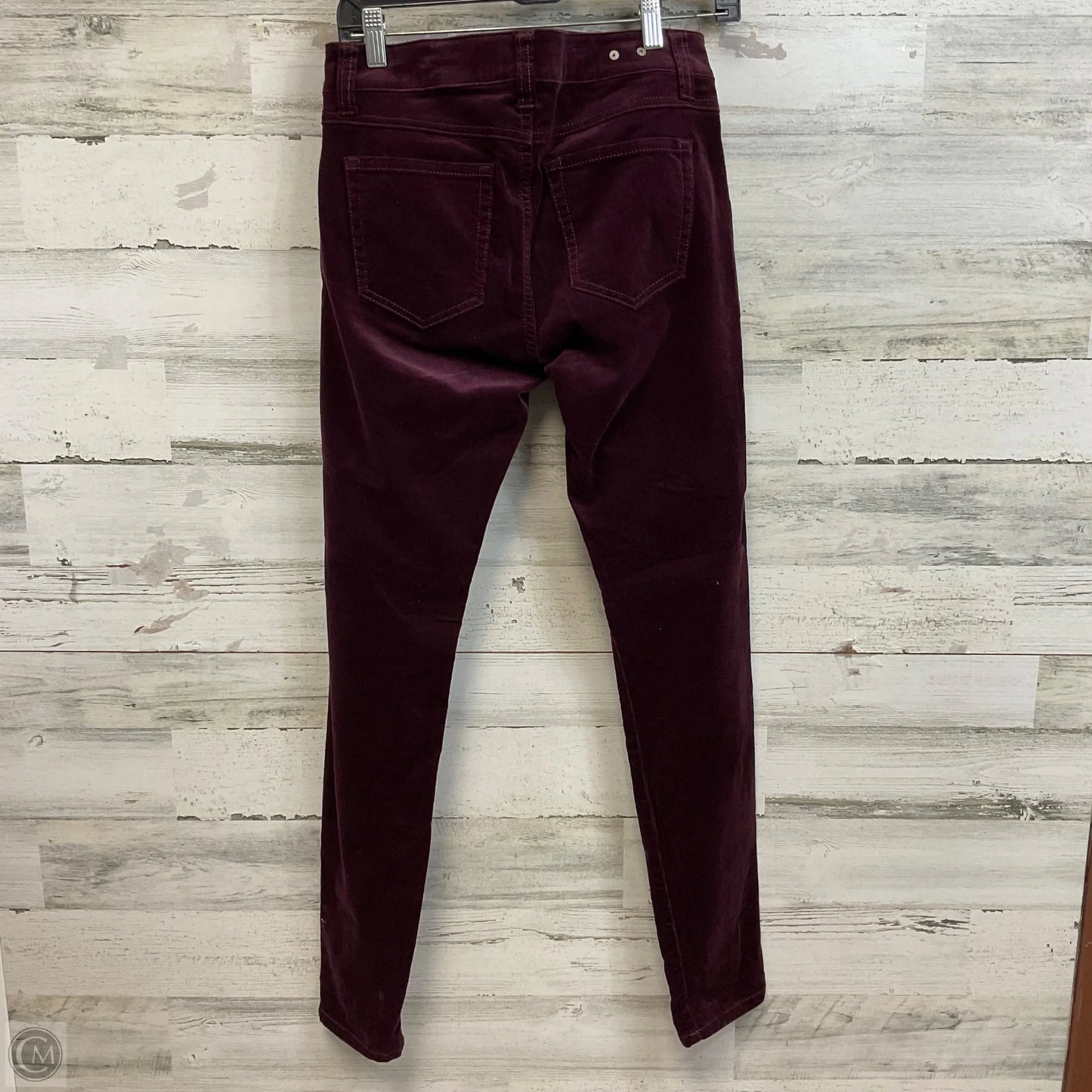 Pants Corduroy By Cabi In Maroon, Size: 4