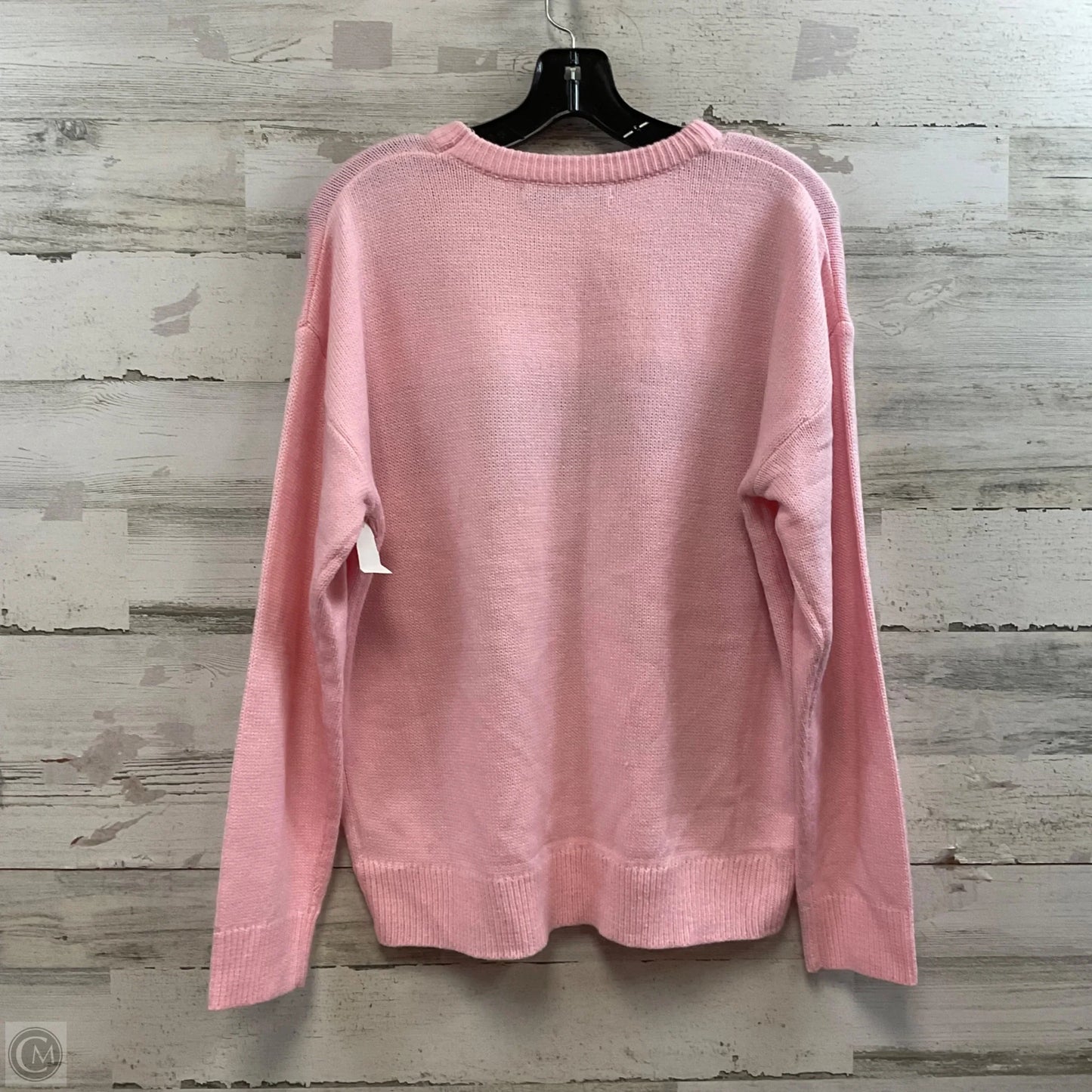 Sweater By English Factory In Pink & Red, Size: M