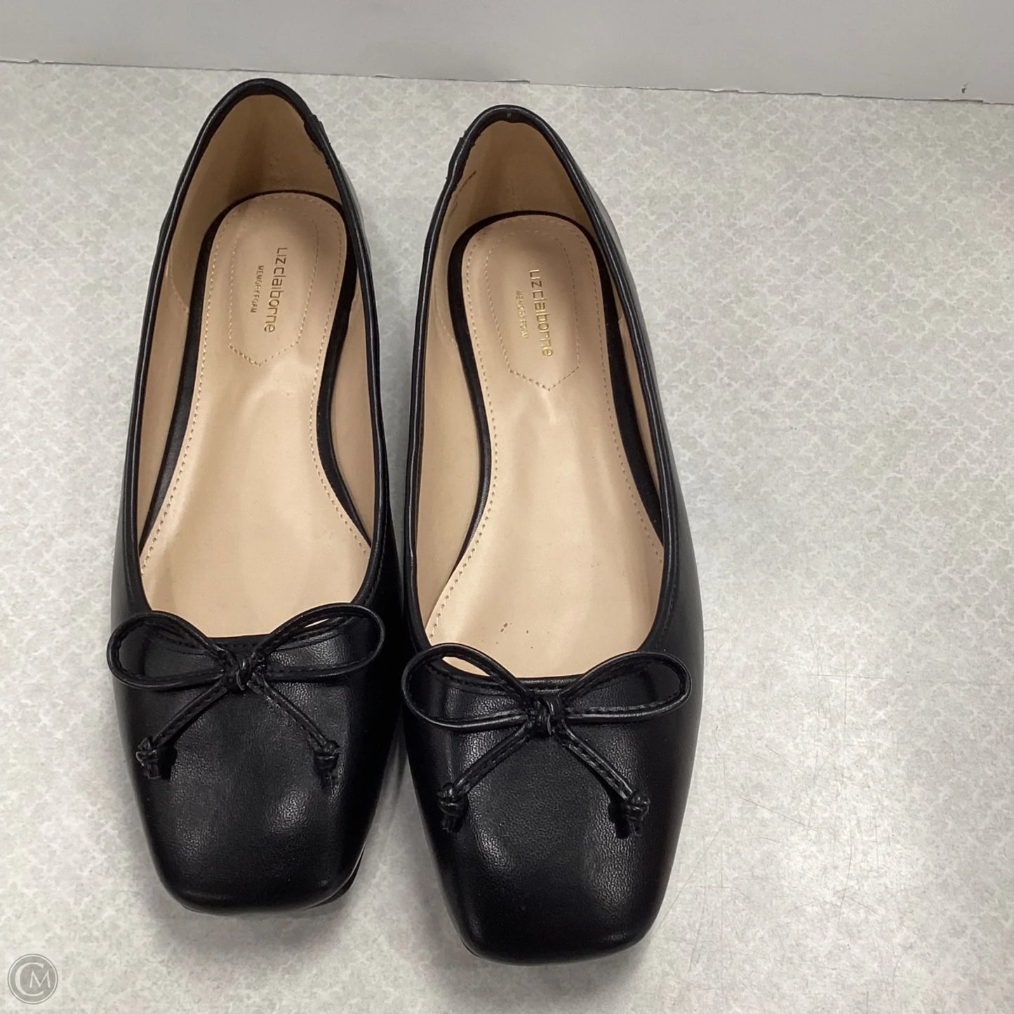 Shoes Flats By Liz Claiborne In Black, Size: 10