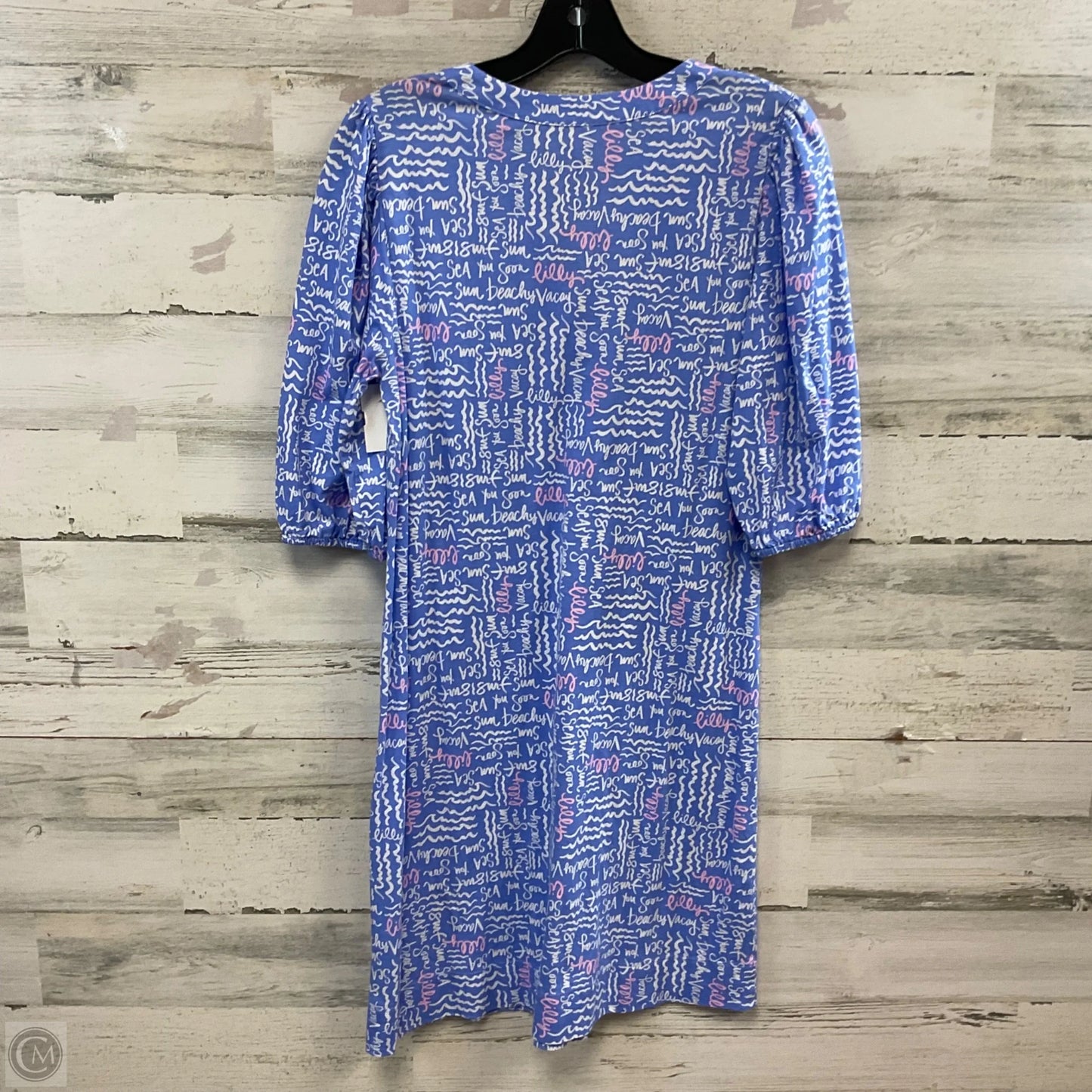 Dress Casual Short By Lilly Pulitzer In Blue & White, Size: S