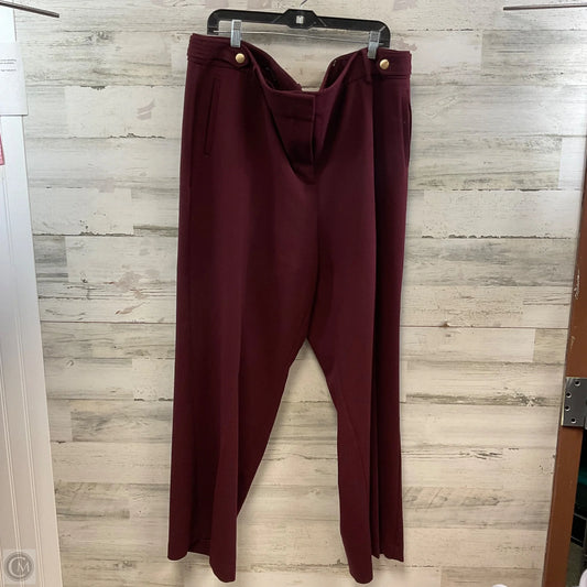 Pants Dress By Talbots In Maroon, Size: 22