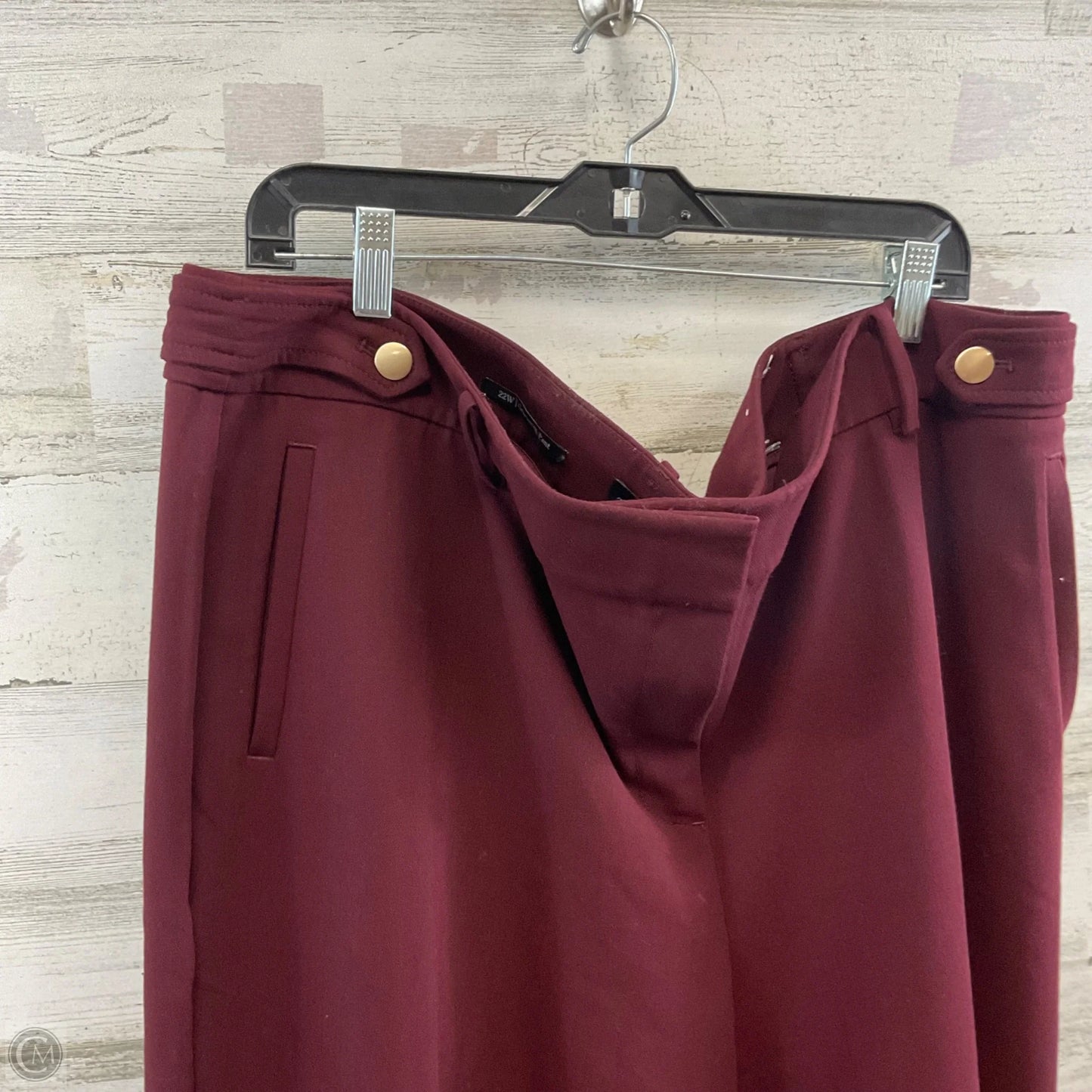 Pants Dress By Talbots In Maroon, Size: 22