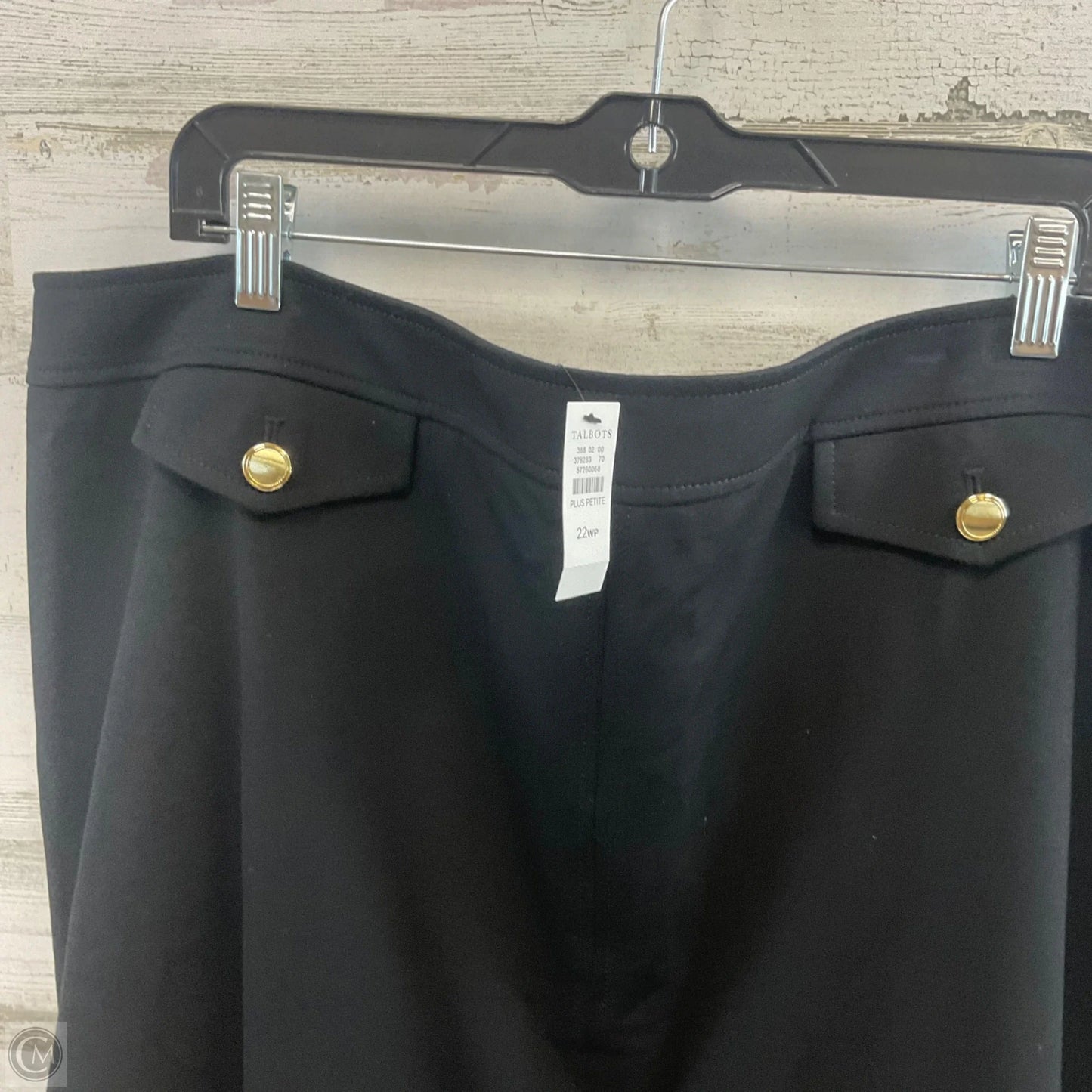Skirt Midi By Talbots In Black, Size: 22