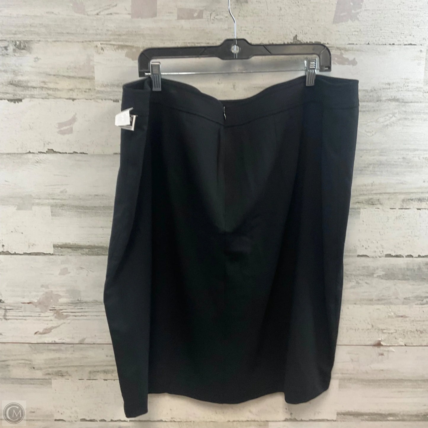 Skirt Midi By Talbots In Black, Size: 22