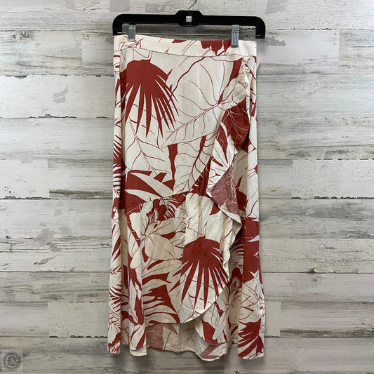 Skirt Midi By Madewell In Cream, Size: 0