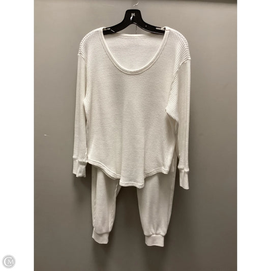 Lounge Set Pants By Gap In White, Size: Sp