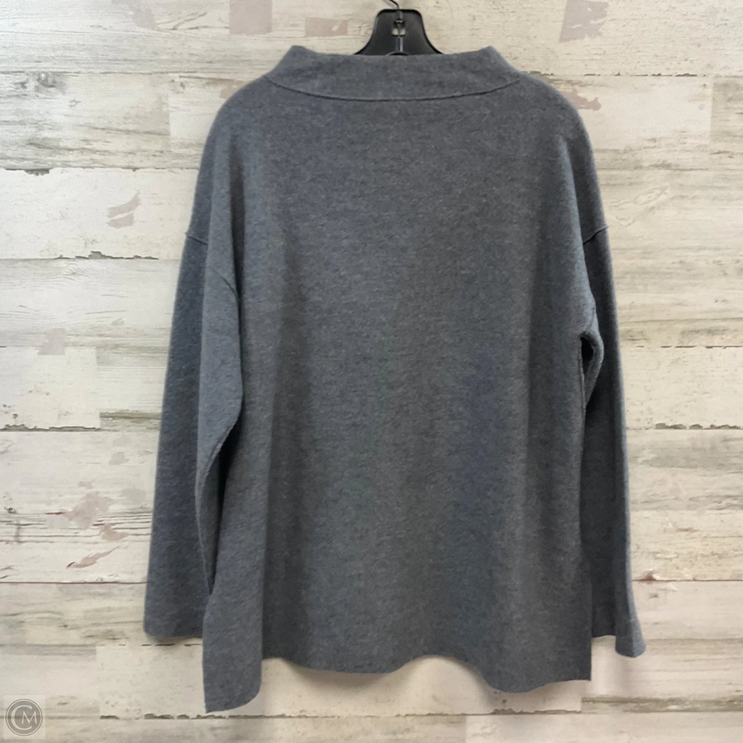 Sweater By Eileen Fisher In Grey, Size: Xs