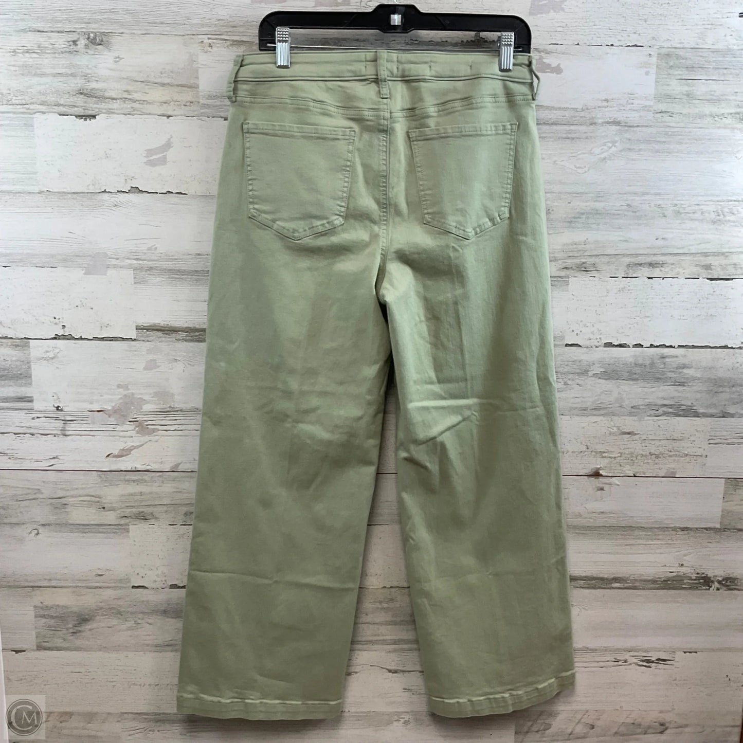 Jeans Wide Leg By Not Your Daughters Jeans In Green Denim, Size: 8
