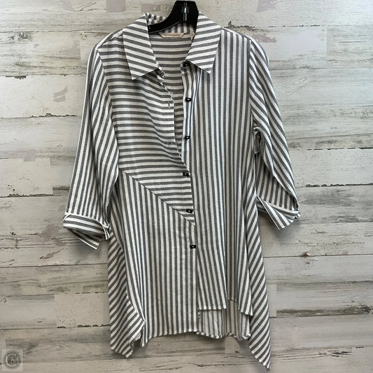 Tunic 3/4 Sleeve By Soft Surroundings In Black, Size: Xs