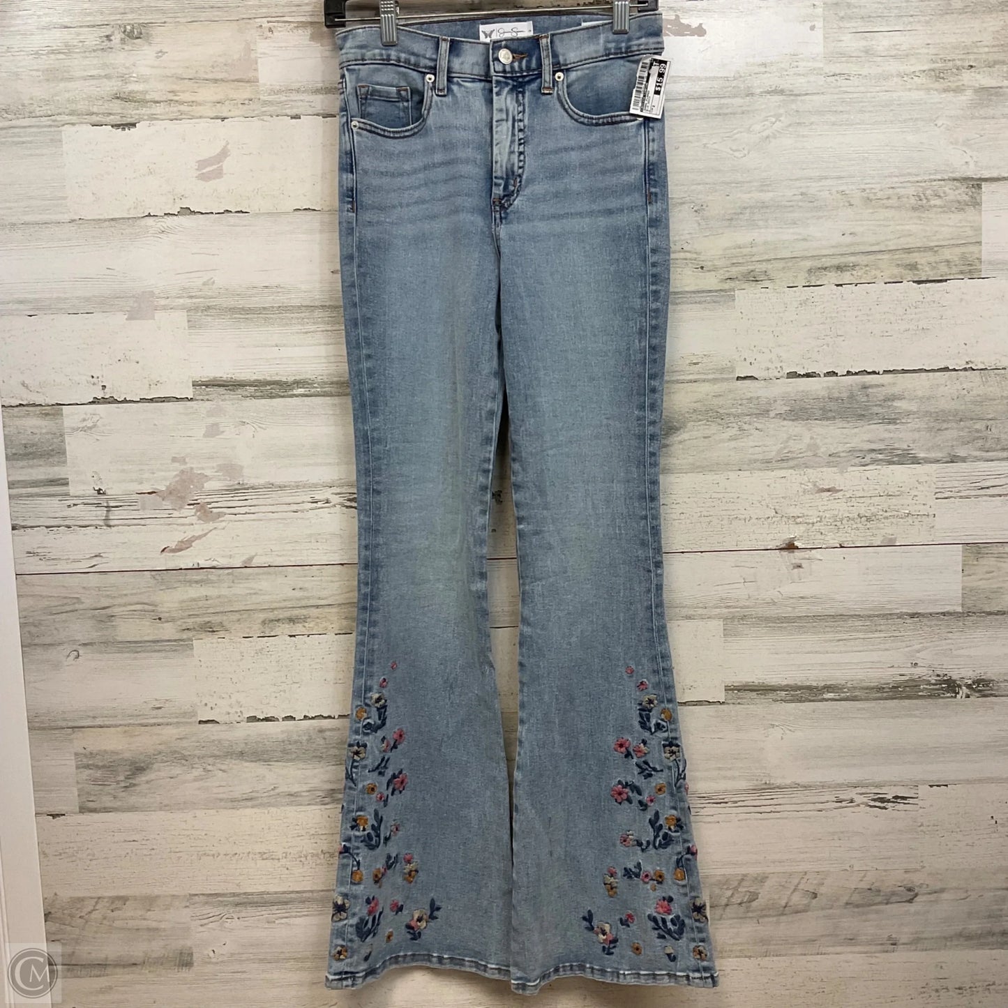 Jeans Flared By Jessica Simpson In Blue Denim, Size: 2