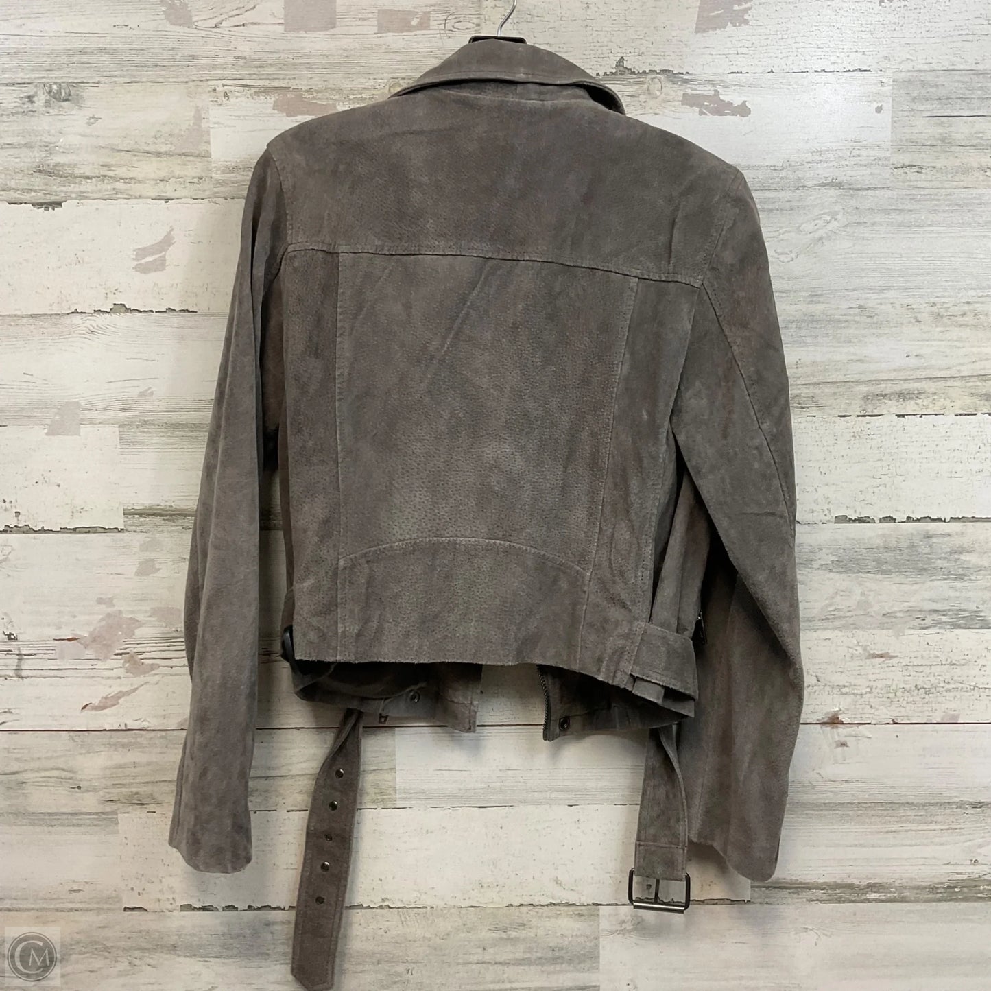 Jacket Moto Leather By Blanknyc In Grey, Size: L