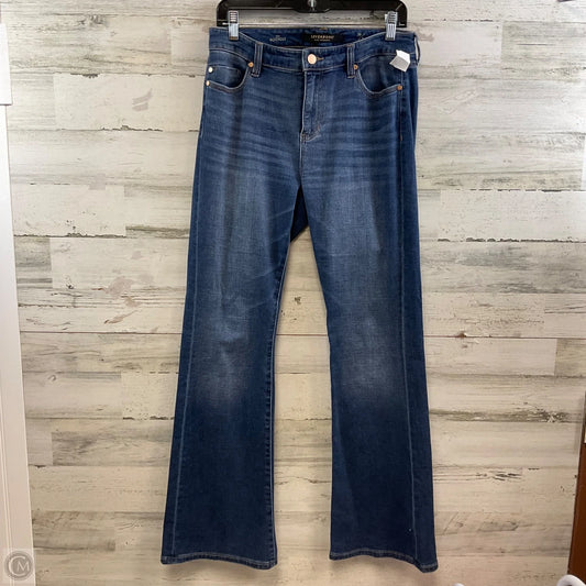 Jeans Boot Cut By Liverpool In Blue Denim, Size: 8
