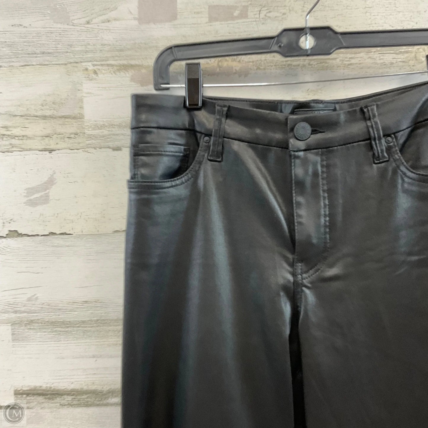 Jeans Wide Leg By Kut In Black Denim, Size: 8
