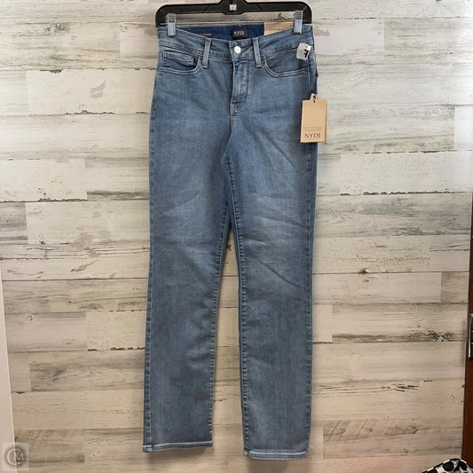 Jeans Straight By Not Your Daughters Jeans In Blue Denim, Size: 4