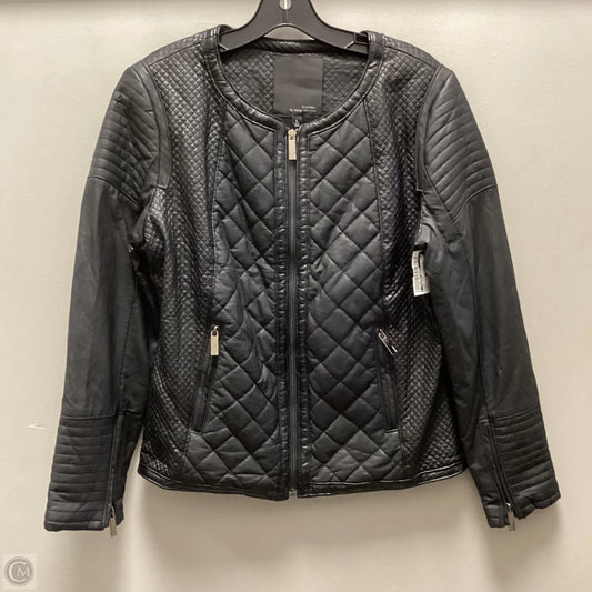 Jacket Moto By Stories By Kelly Osborne  In Black, Size: L