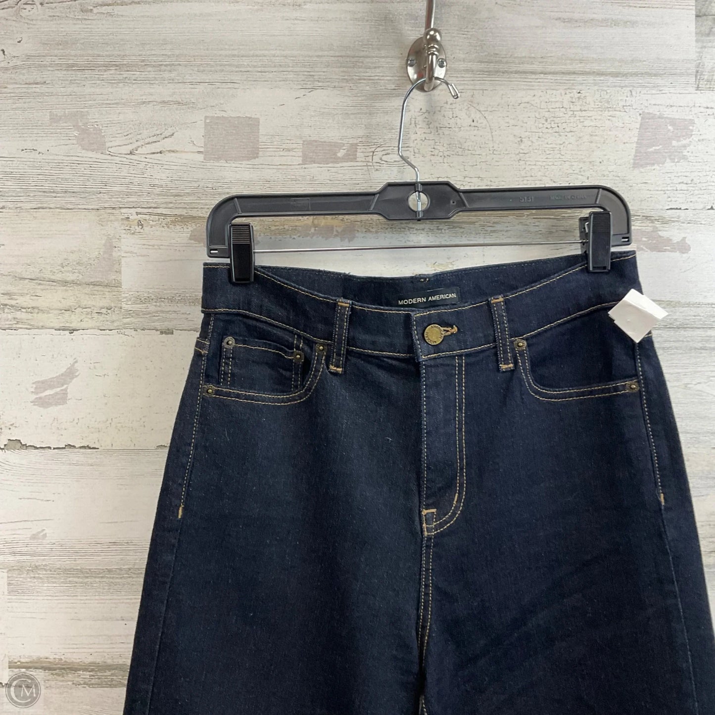 Jeans Straight By Modern American In Blue Denim, Size: 2