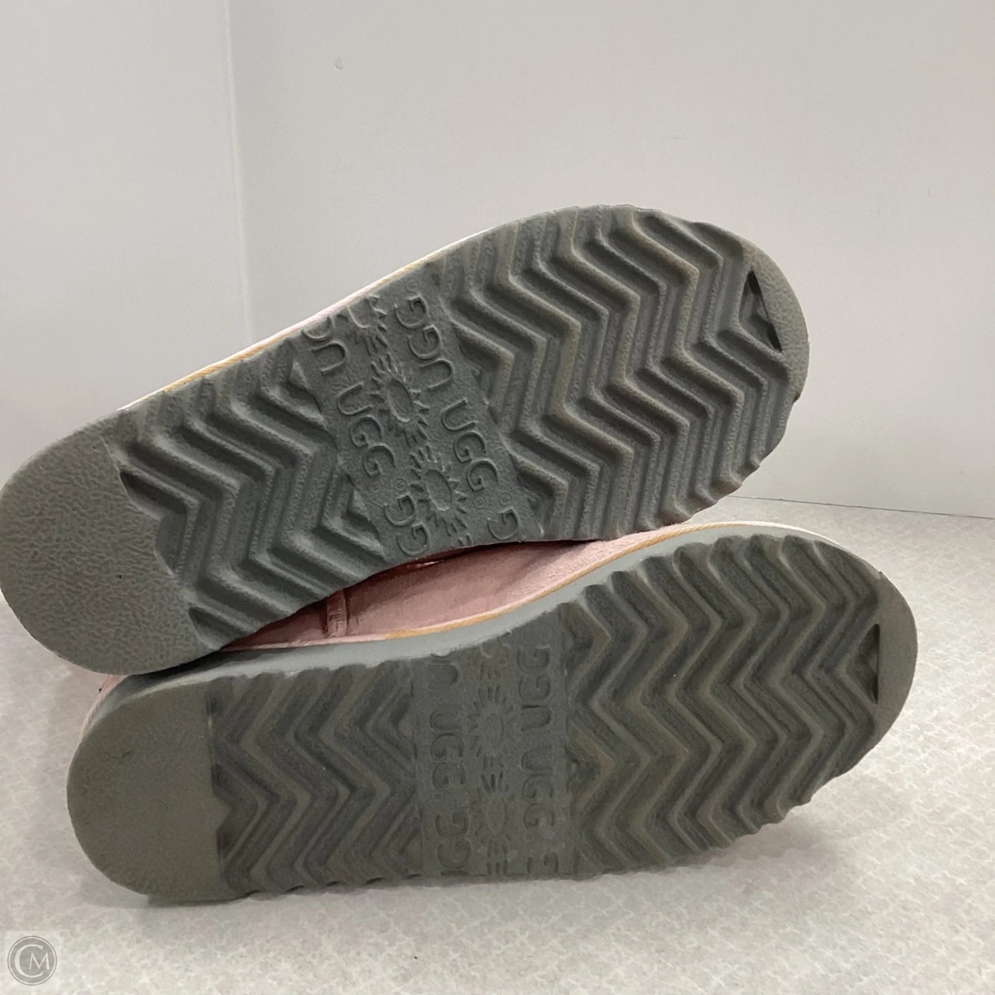 Boots Ankle Flats By Ugg In Pink, Size: 8
